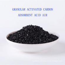 Impregnated hidróxido de potasio granular activado carbón ácido adsorbente aire